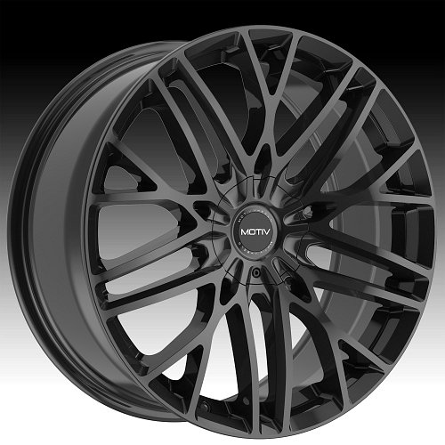 Motiv 437B Maven Gloss Black Custom Wheels 2